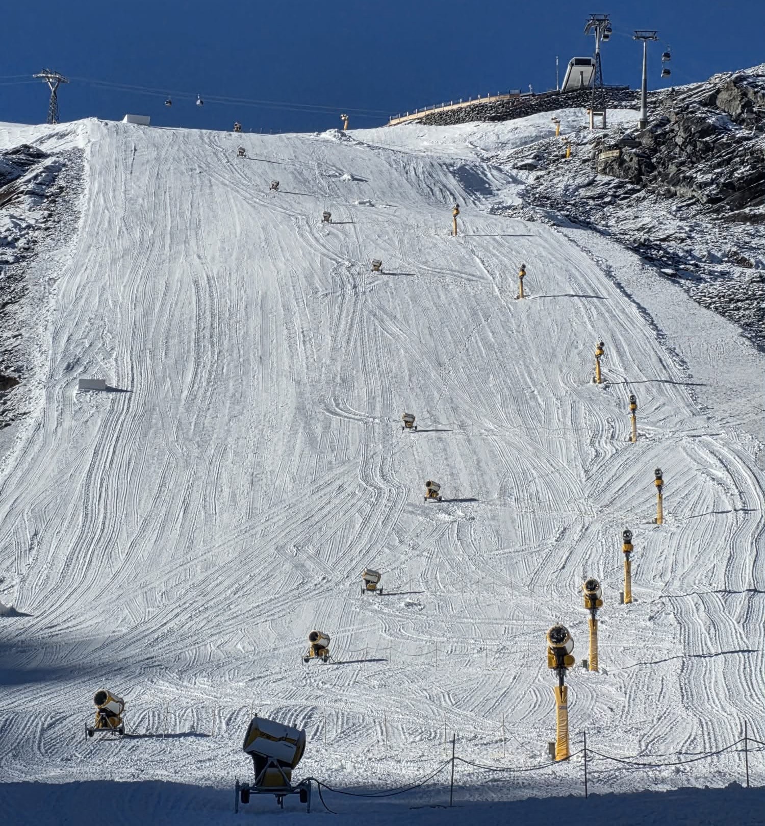 A versenypálya közelről / Kép: Skiweltcup Sölden