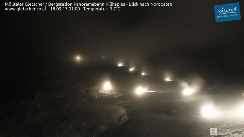 Hajnali hóágyúzás Mölltalon - fotó: schultz webcam