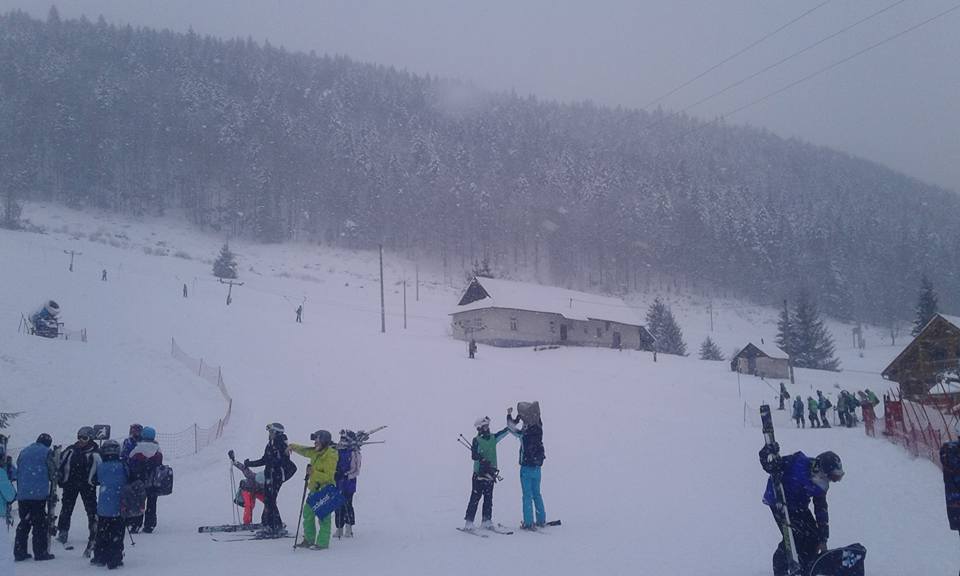 SKI   Mlynky - Biele Vody, tegnap havazott a Szlovák Paradicsomban