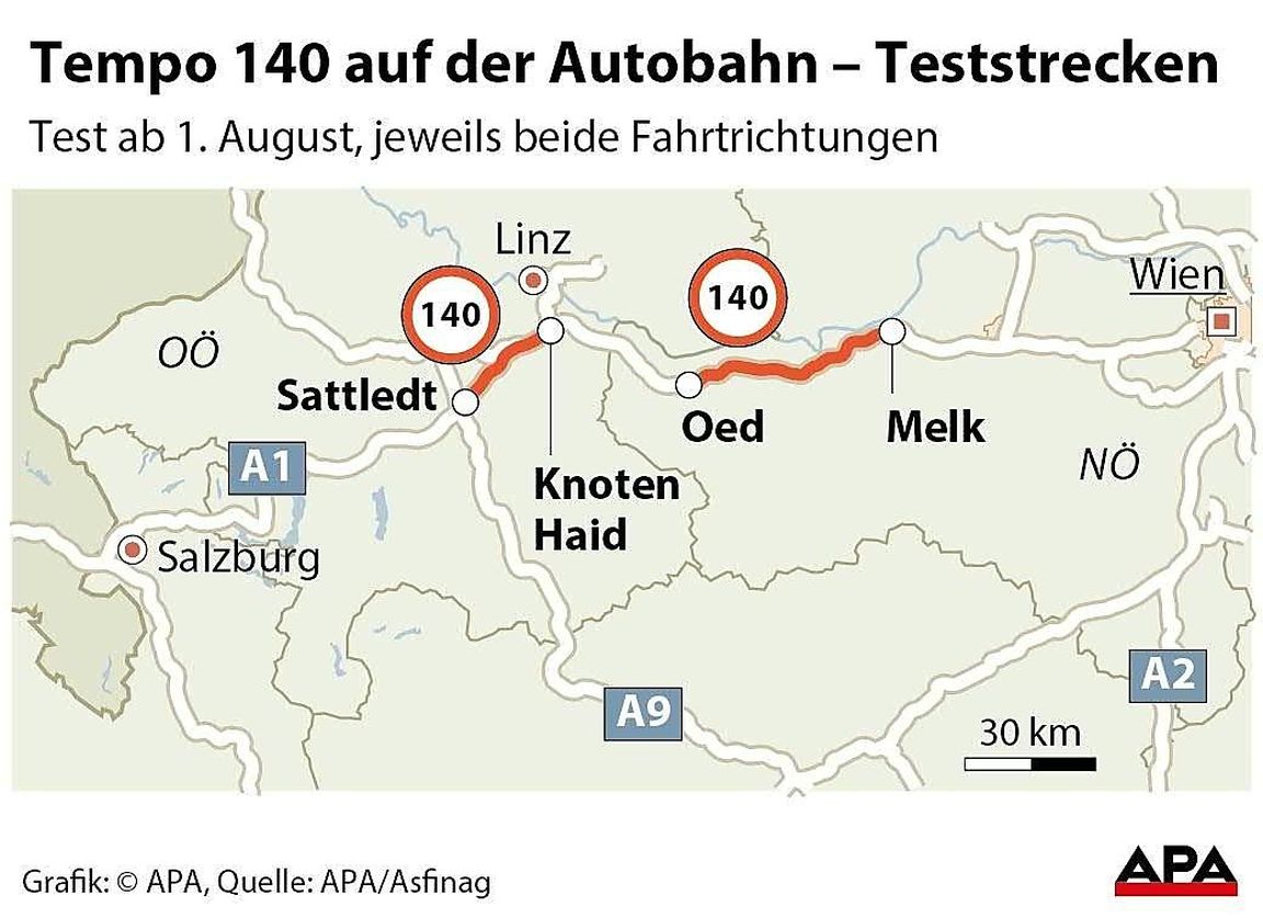 Ausztria autópálya térkép