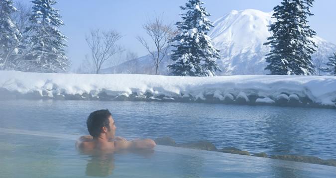 Japán kültéri forró fürdő