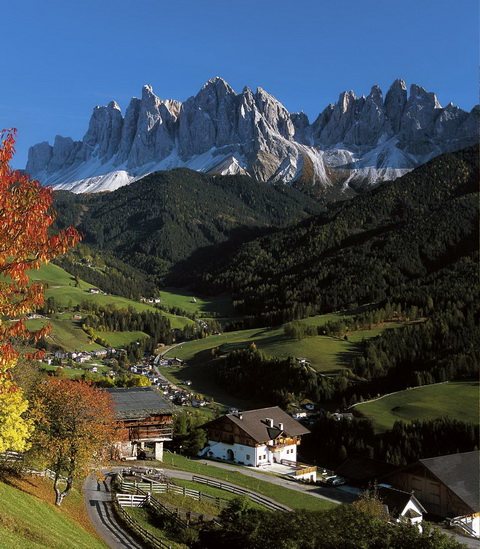 A csodás Dél-Tirol: Villnöß, avagy Funes (Kép: wikipédia)