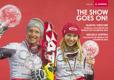 Marcel Hirscher és Mikaela Shiffrin Marcel Hirscher és Mikaela Shiffrin