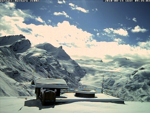 Zermatt hétvégén 3100 méteren