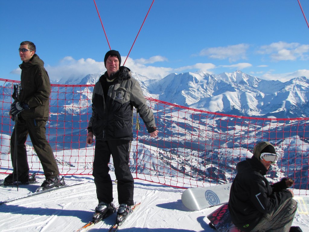 Col de Balme, háttérben a Mont Blanc