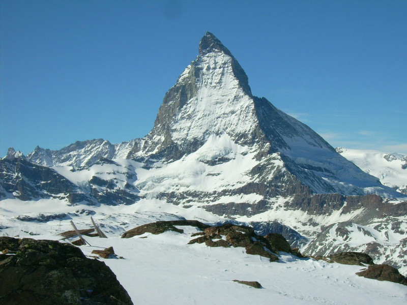 A Matterhorn Svájc felől
