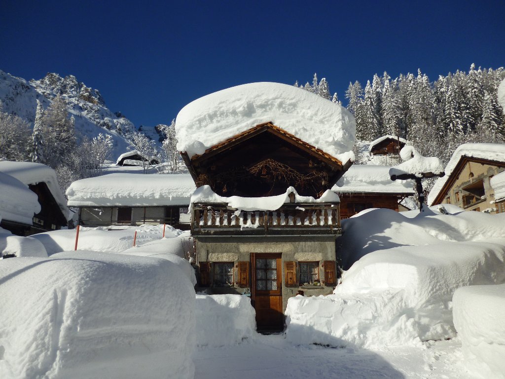 Méteres hó, Chamonix, Franciaország