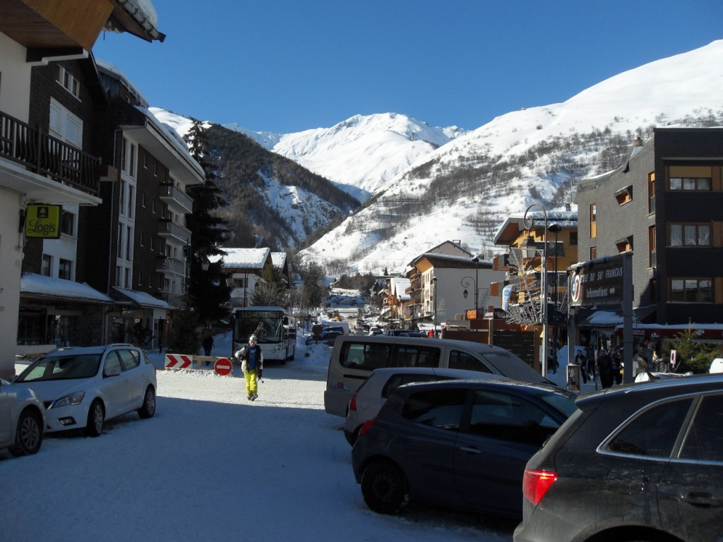 Valloire sétáló utca