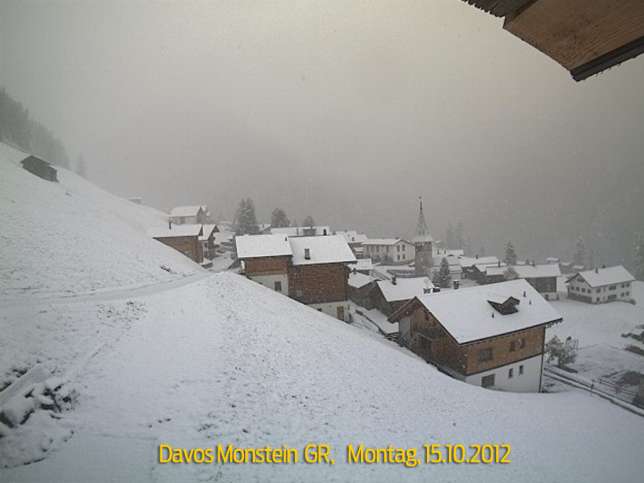 Davos Monstein (CH) - havazás után