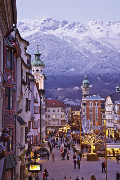 Adventi vásár Innsbruck belvárosában (Fotó: Christoph Lackner)