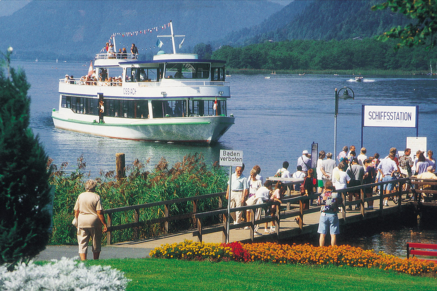 Hajóállomás az Ossiachi-tónál - Copyright® Kärnten Werbung