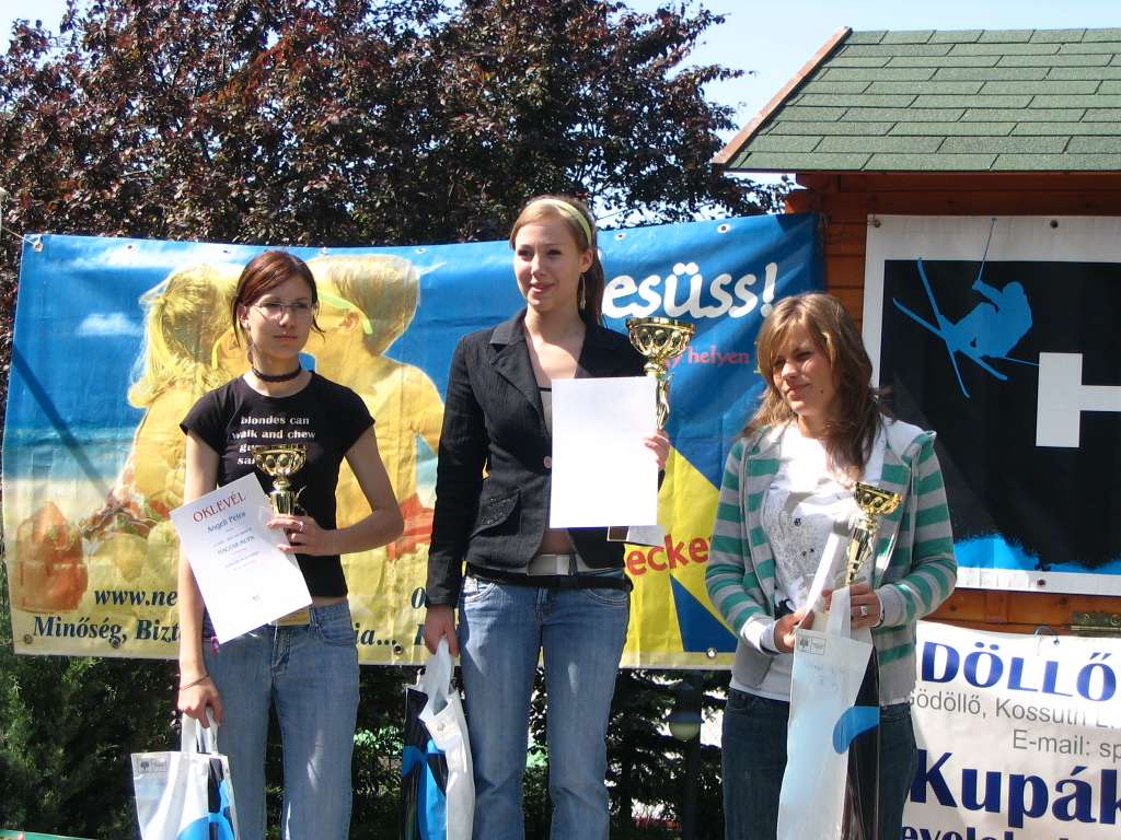 Versenyző ifjúsági leány kategóriában: 1. Trenger Ágnes (Freestyle), 2. Angeli Petra (Freestyle), 3. Varga Dorottya (Rozmaring SE)