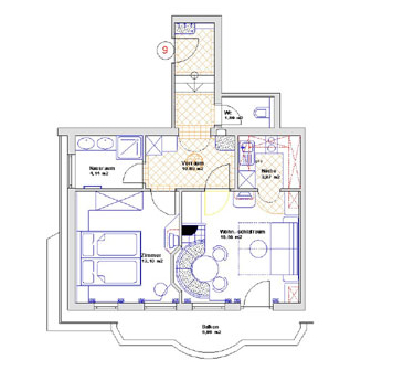 2-4 fős apartmanok