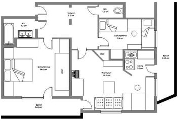 4-6 fős apartmanok