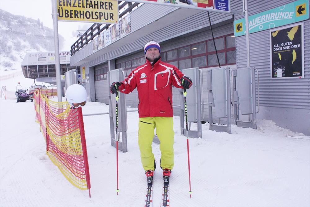 Az első síelő? (Kép: Obertauern / Facebook)