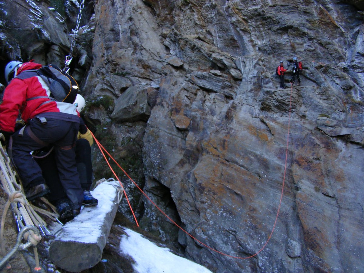A Gorge Alpine legizgalmasabb része: ezen a szakadékon kellett Tarzanként átlengeni