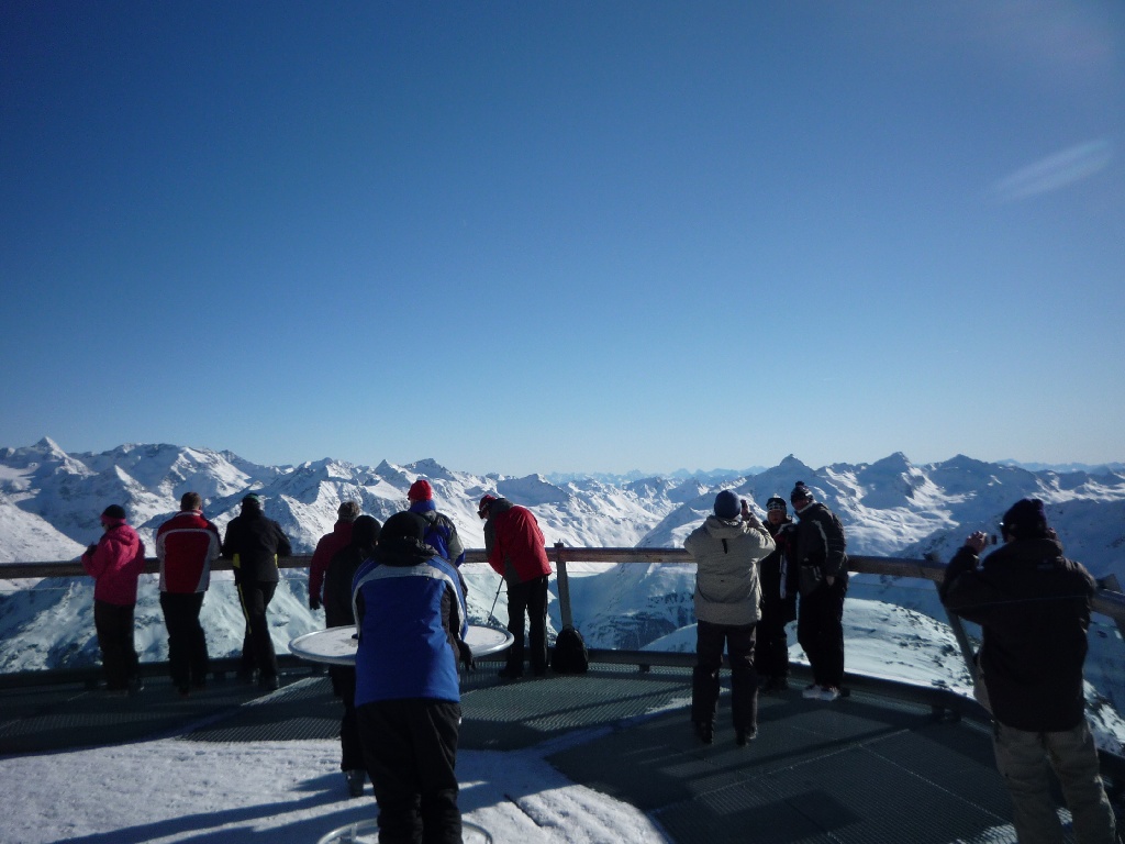 Kilátó a Gaislachkogl tetején (3048 m)