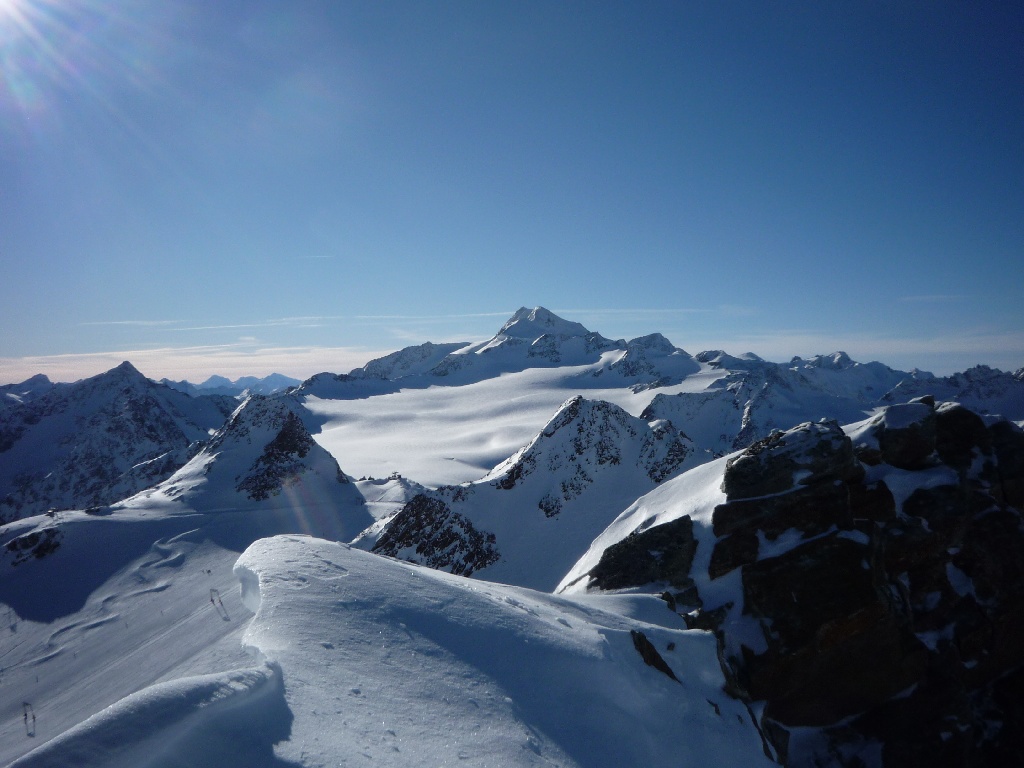 A Wildspitze (3772 m) a Schwarze Schneidról