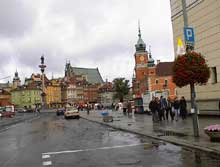 A királyi vár és Varsó belvárosa