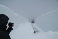 10 méter magas hófal a francia-olasz határon