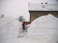 Már három méter vastag a hó a horvát hegyekben!