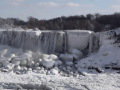 Részben befagyott a Niagara-vízesés