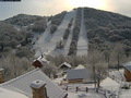 Vastag hó borít mindent Mátraszentistvánban