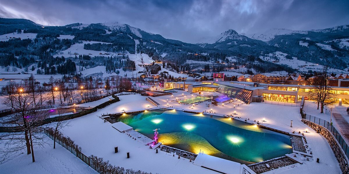 Az Alpentherme Gastein termálfürdő télen | Kép: Fotoatelier Wolkersdorfer