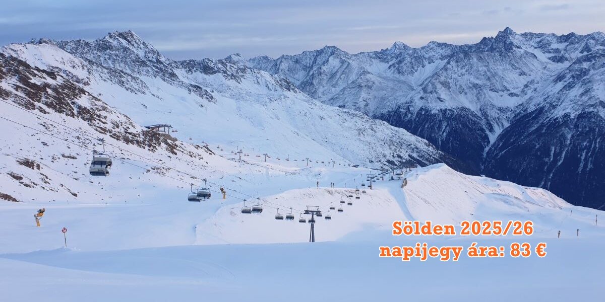 Sölden lett Európa legdrágább síterepe a 83 eurós napijegy árral | Fotó: Tomrider