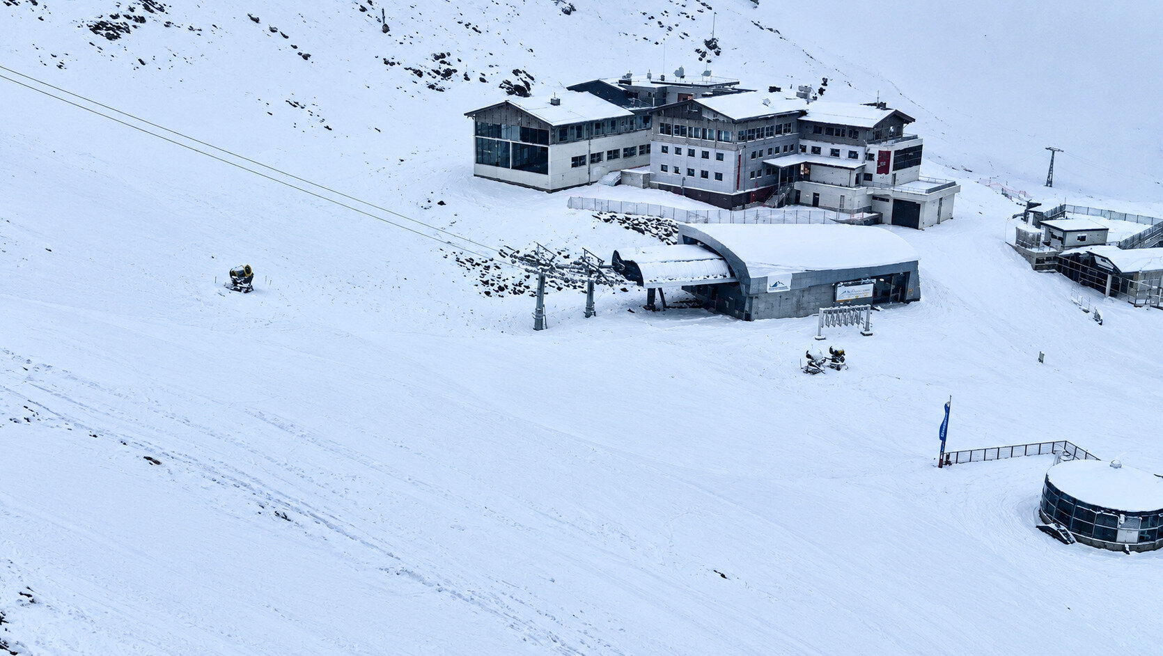 Kaprun 2450 méteren csütörtök este - Fotó: feratel
