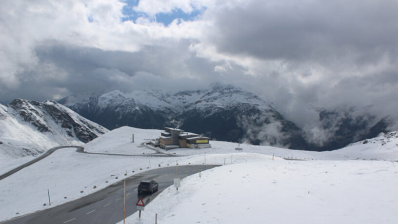 A Grossglockner út (Salzburg-Karintia) szeptember 25-én - Fotó: foto-webcam-eu