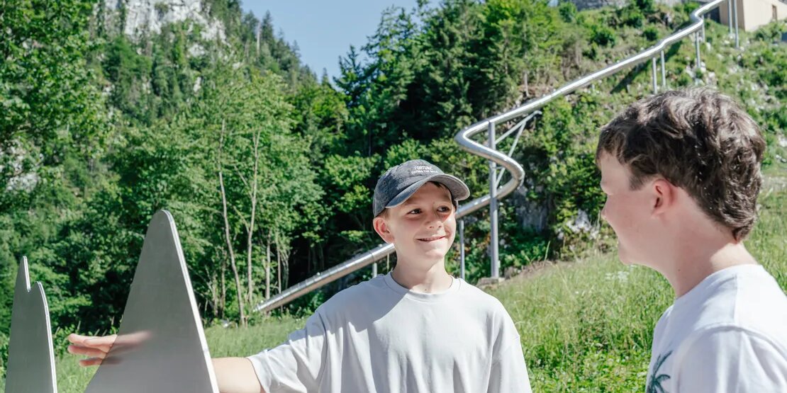 A Viper Slide, az Alpok leghosszabb csőcsúszdája I Fotó: Kathrin Gollacker, fort-kniepass.at