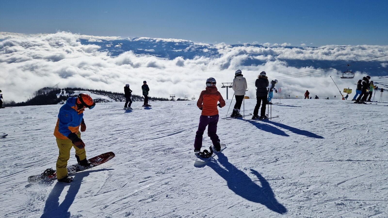 Síelők és snowboardosok a Magas-Tátrában | Fotó: sielok.hu, helyszín: Csorbató