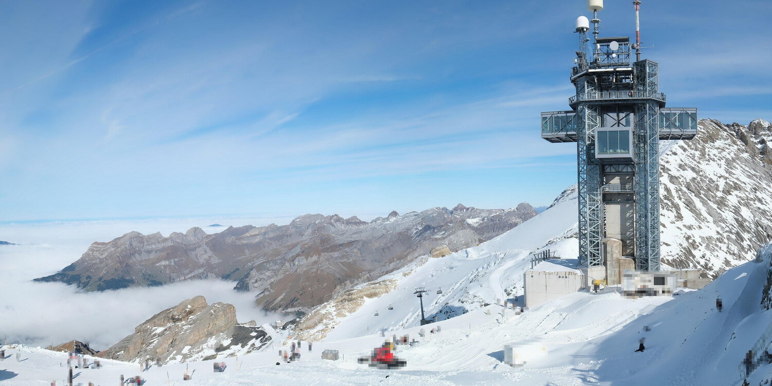Titlis: mai webkamera kép a gleccserről