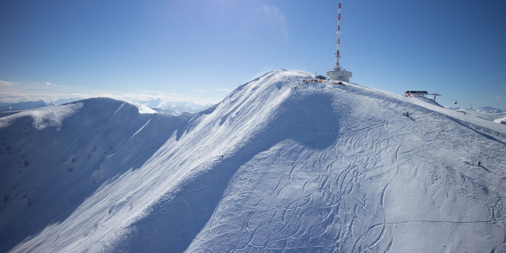 A Goldeck csúcsa (2142 m)