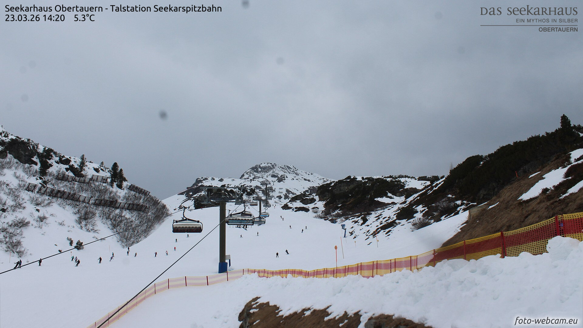 Mai webkamera: Das Seekarhaus Obertauern 1812 méteren