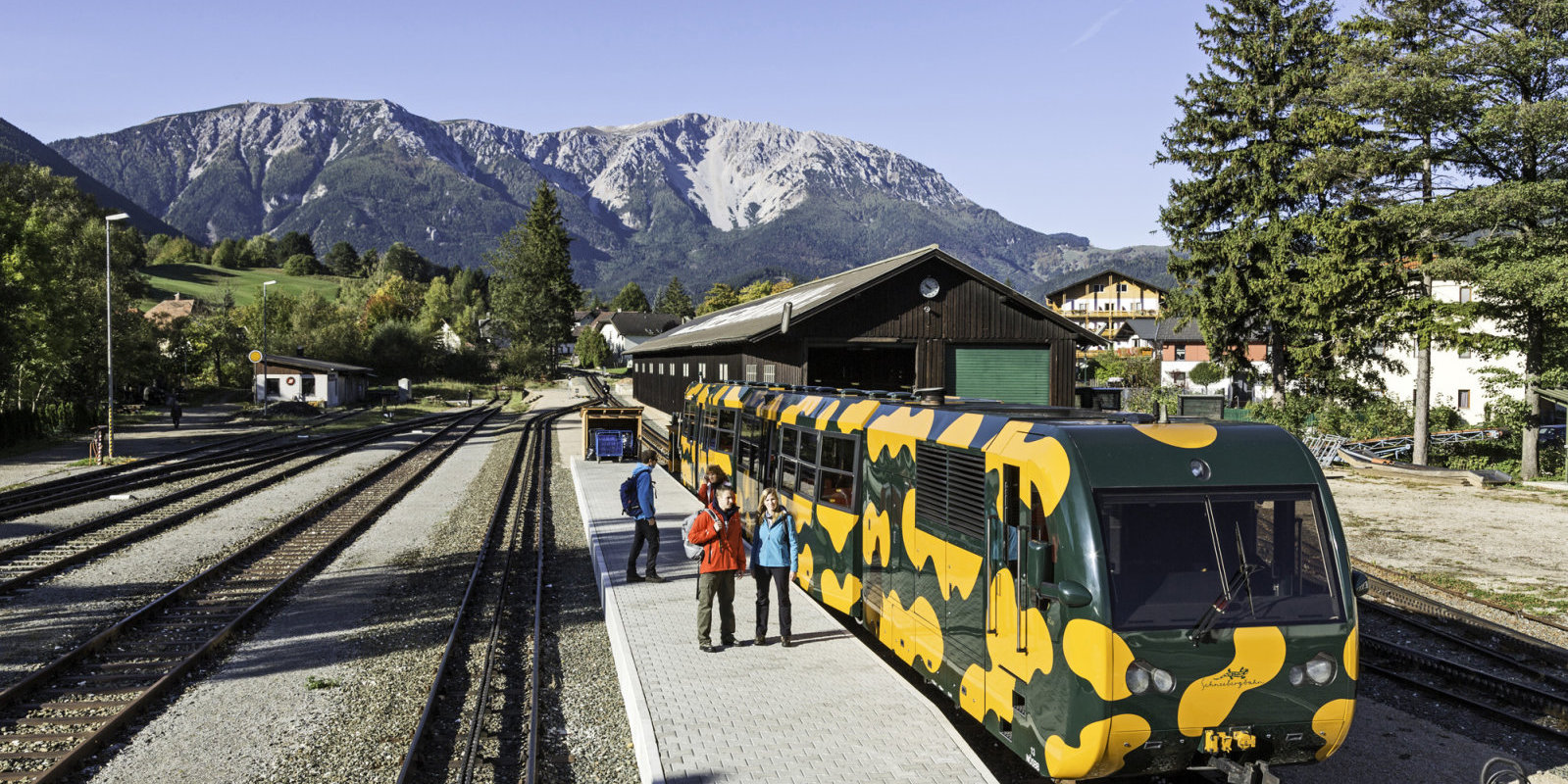 A Szalamandra vasút a Schneebergen | Schneebergbahn | Fotó: Franz Zwickl