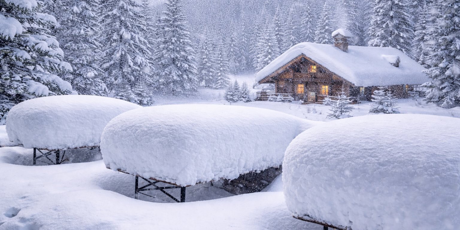 Februári havazás az Aosta-völgyben / Kép: Meteo Valle d