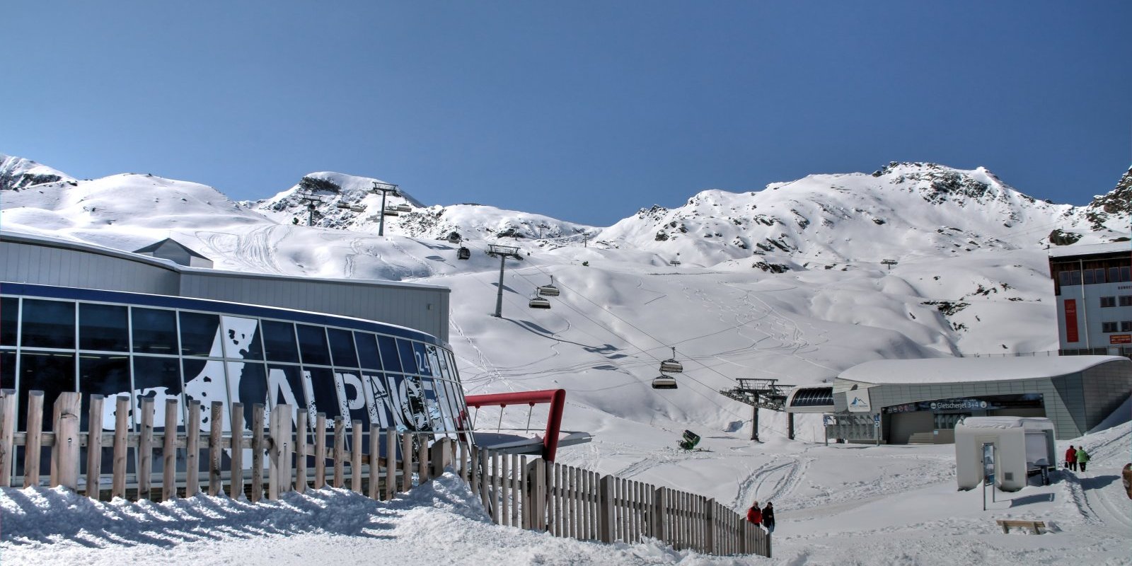 Az Alpincenter (2450 m) a múlt héten - Fotó: Stánicz Balázs