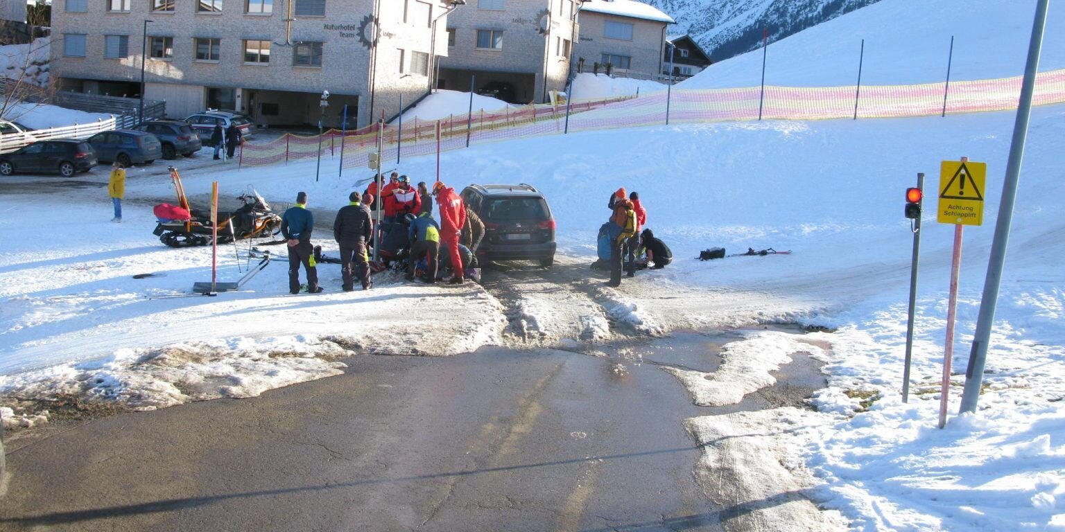 A helyszín (Kép: Polizei Kleinwalsertal)