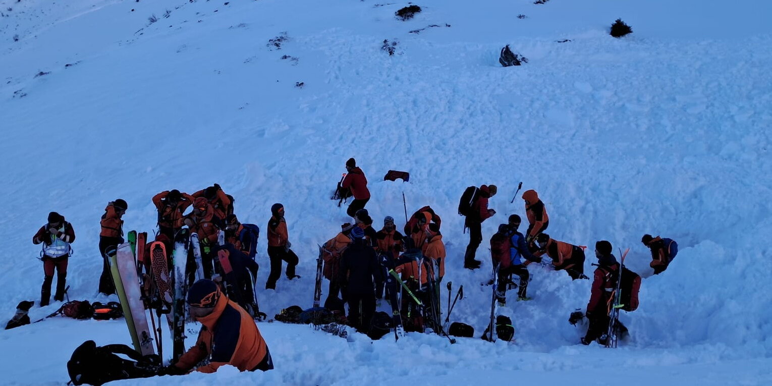 Kép a mentésről az első esetnél / Kép: Bergrettung Salzburg