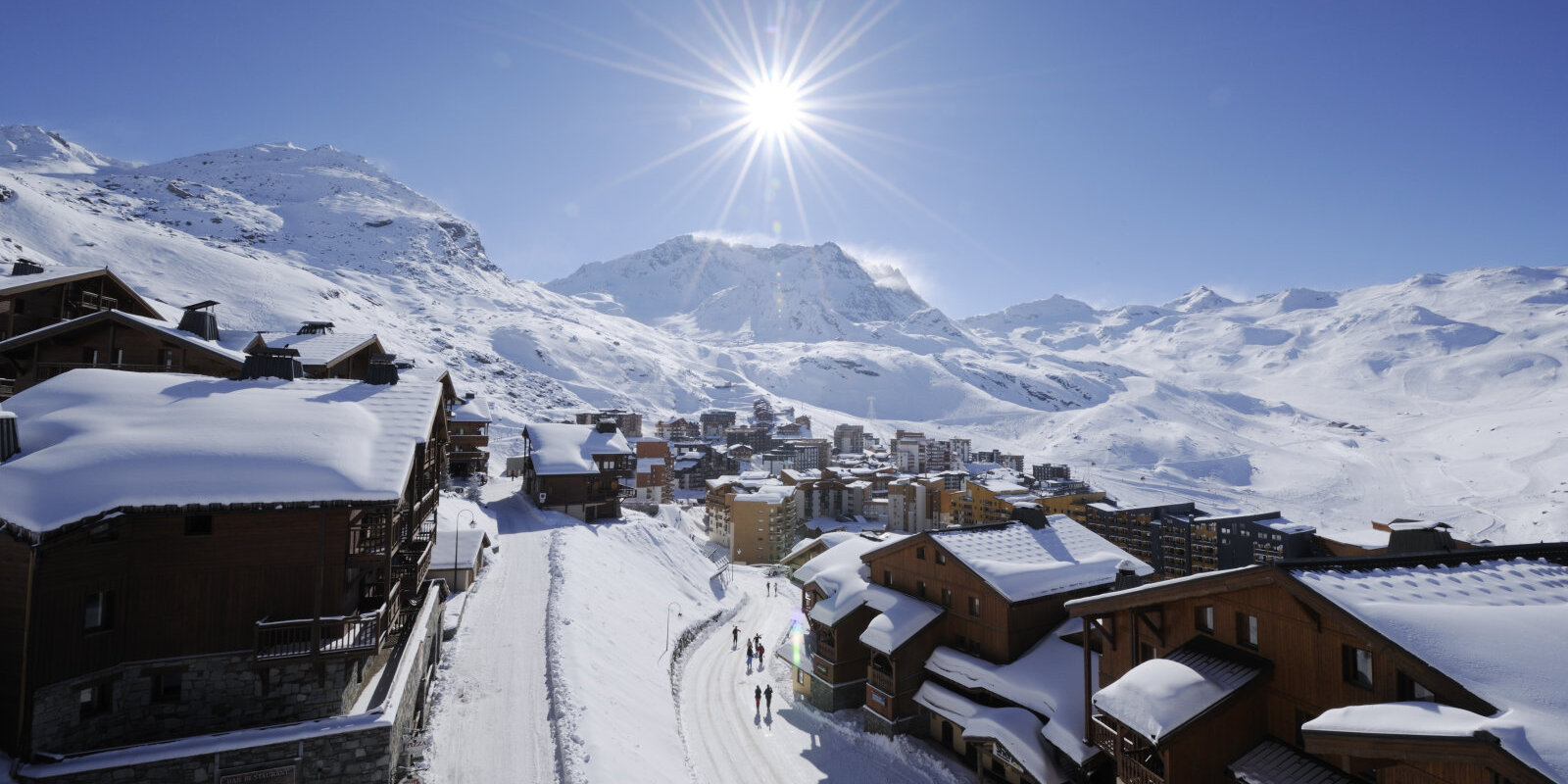 Val Thorens (Három Völgy) napsütésben | Fotó: P. Lebeau