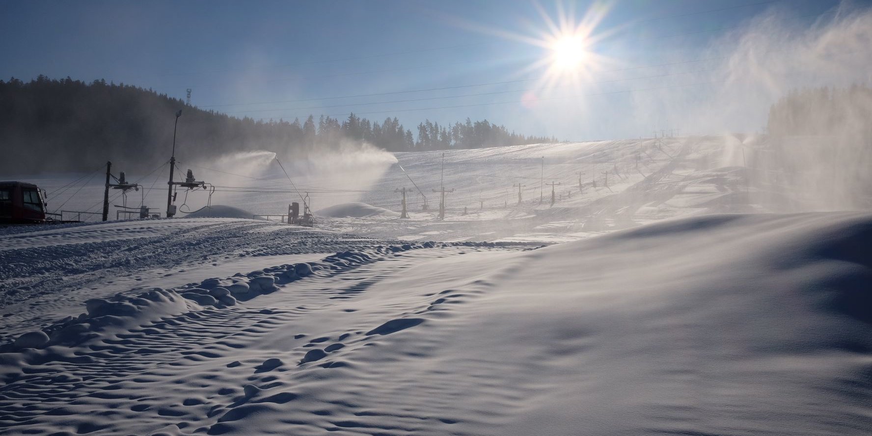Snowpark Lučivná: kihasználják a hideget és hóágyúznak a hétvégi nyitás előtt