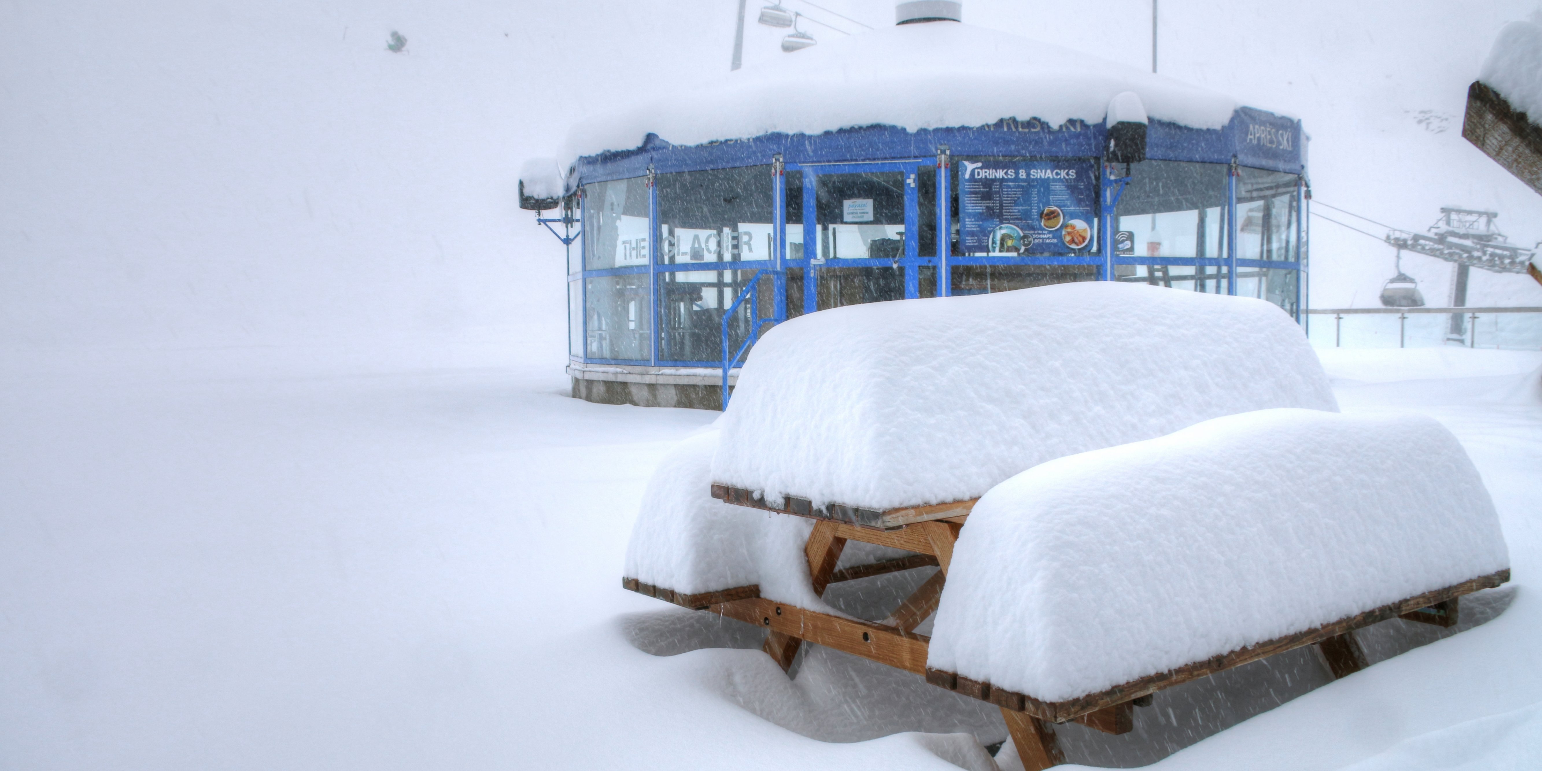 Félméteres friss hó Kaprunban - Fotó: Stánicz Balázs