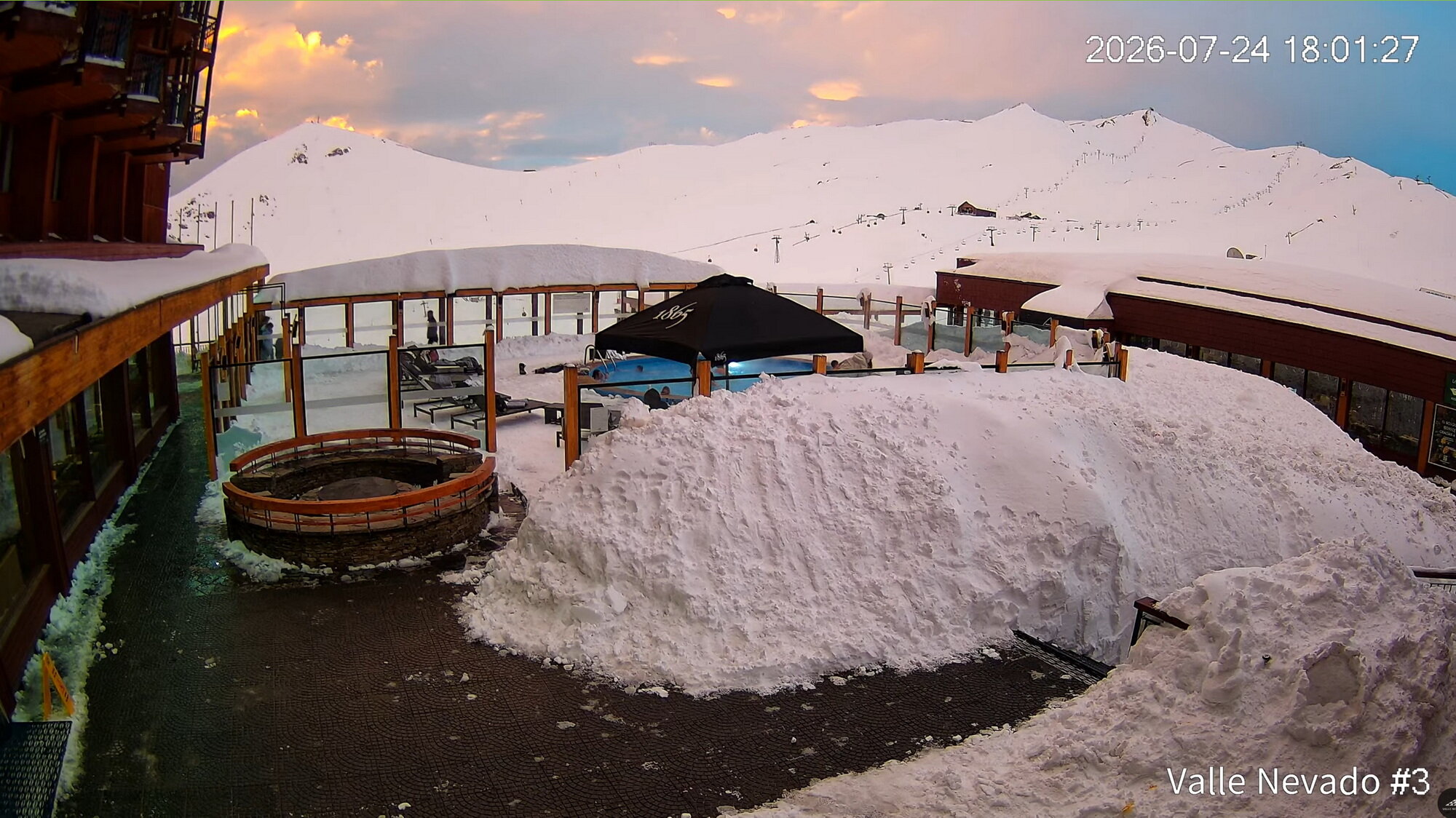 Webkamera,Valle Nevado, Chile
