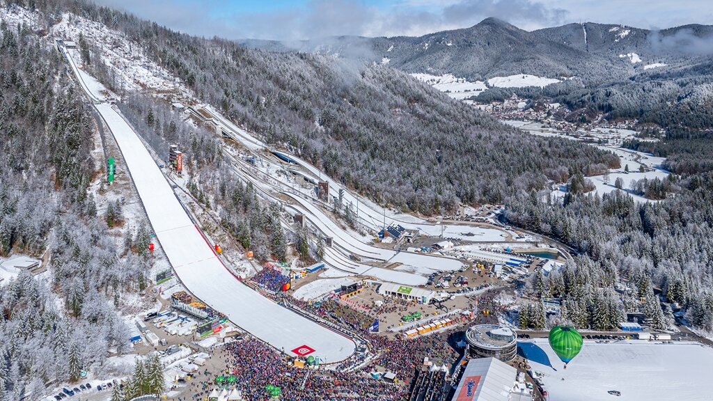 A planicai síugrósánc | Kép: planica.si