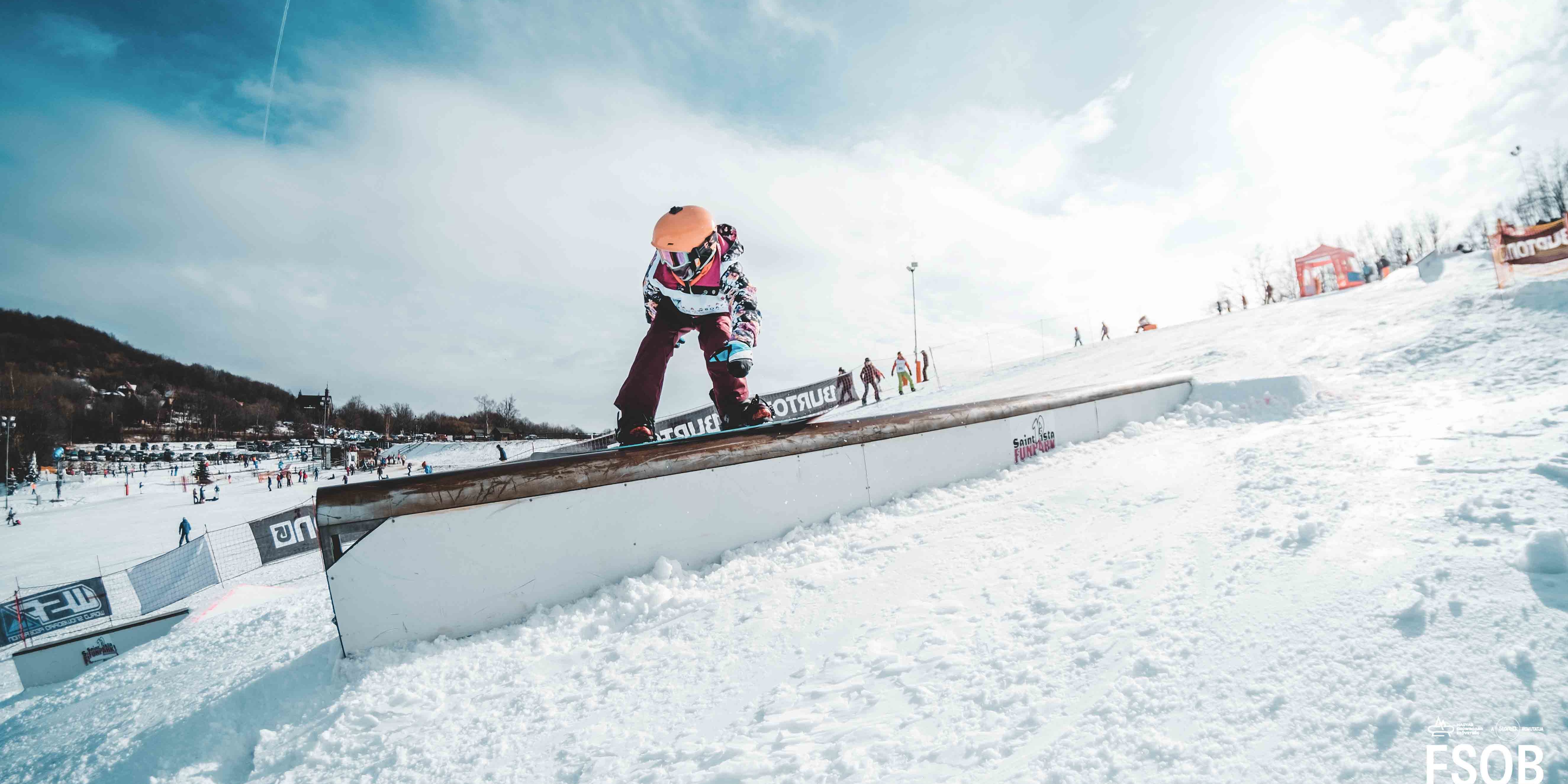 A Síparkban rendezett Freestyle Snowboard és Szlalom Országos bajnokságra még a tél is visszatért