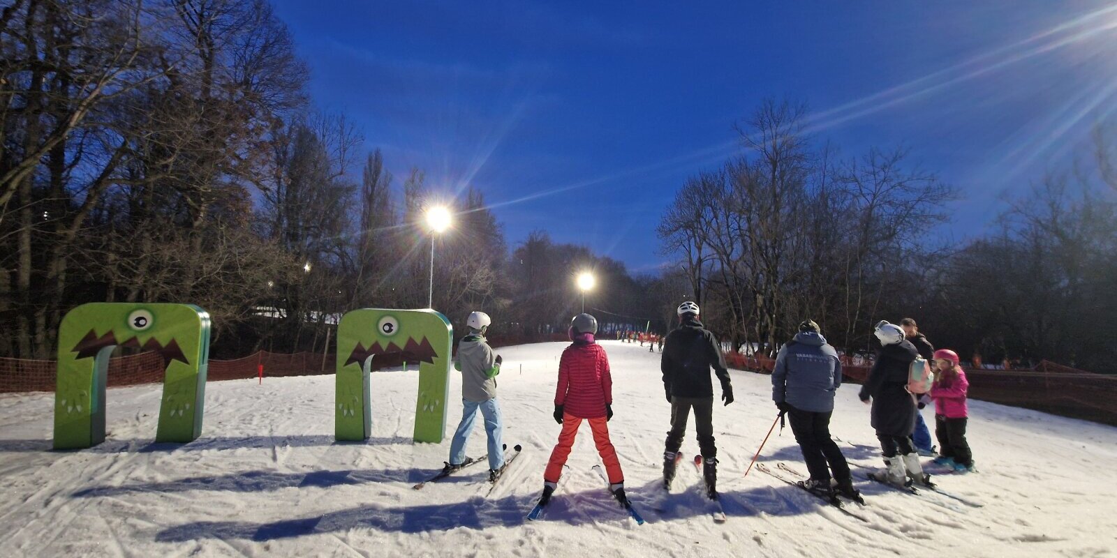 Péntek 13-án ingyenes volt a kis sípálya és a korongos felvonó használata | Fotó: sielok.hu